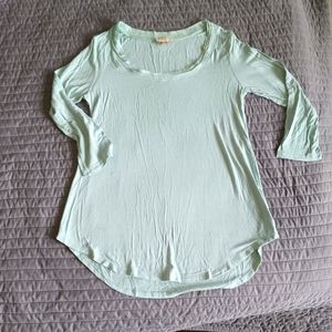 Bordeaux Green Camisole Shirt from Anthropologie